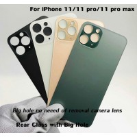  back glass lens BIG camera hole for iphone 11 Pro Max